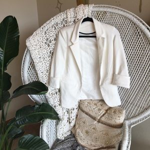 White blazer